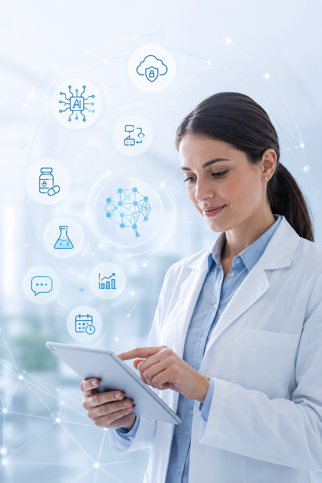 How Artificial Intelligence (AI) used in the healthcare application can help Hospitals in improving their day-to-day operations?