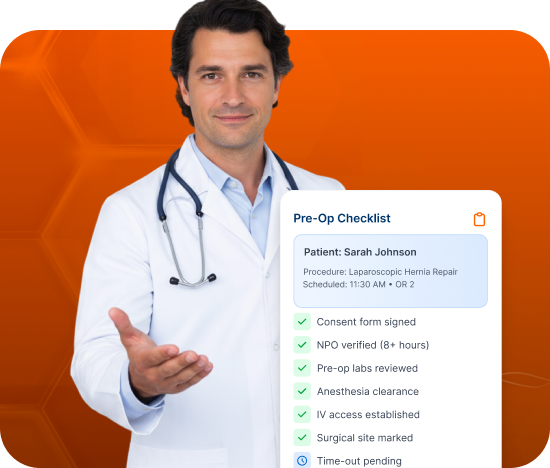 Built for Outpatient Surgical Workflows