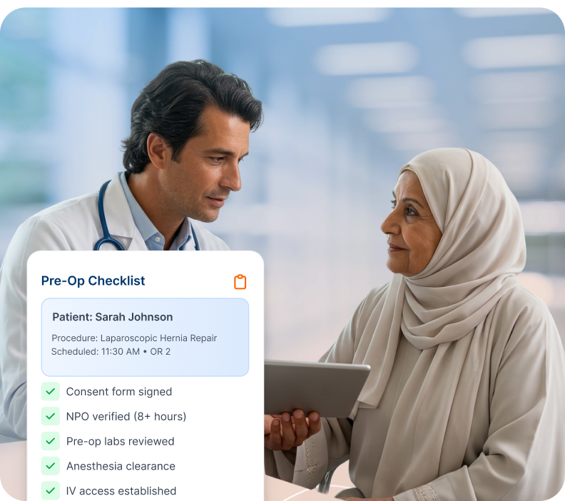 Built for Outpatient Surgical Workflows 